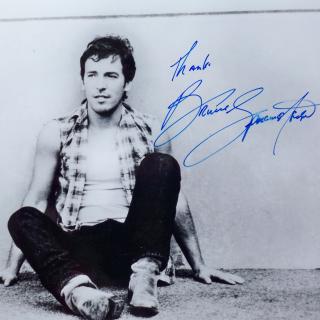 Signed photo of Bruce Springsteen