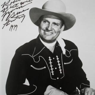 Signed photo of Gene Autry