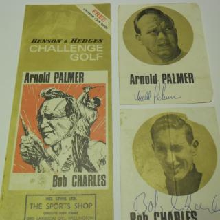Arnold Palmer, Bob Charles, Miramar Golf Club
