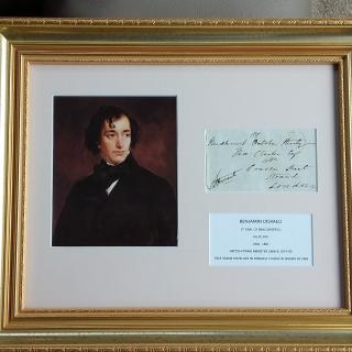 Benjamin Disraeli Free Front Envelope