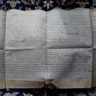 Legal document  from reign of Charles I in 1661