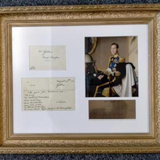 King George VI letter to his Head Keeper, Mr Gillan dated 27.8.50