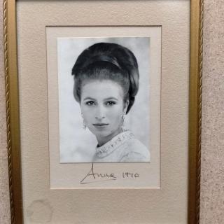 Princess Anne autograph and photo portrait