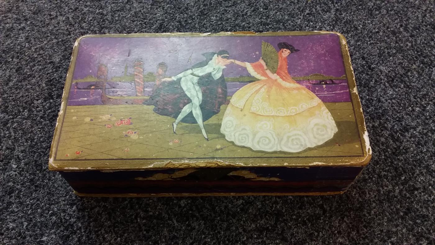 The chocolate box which contained Holyoake